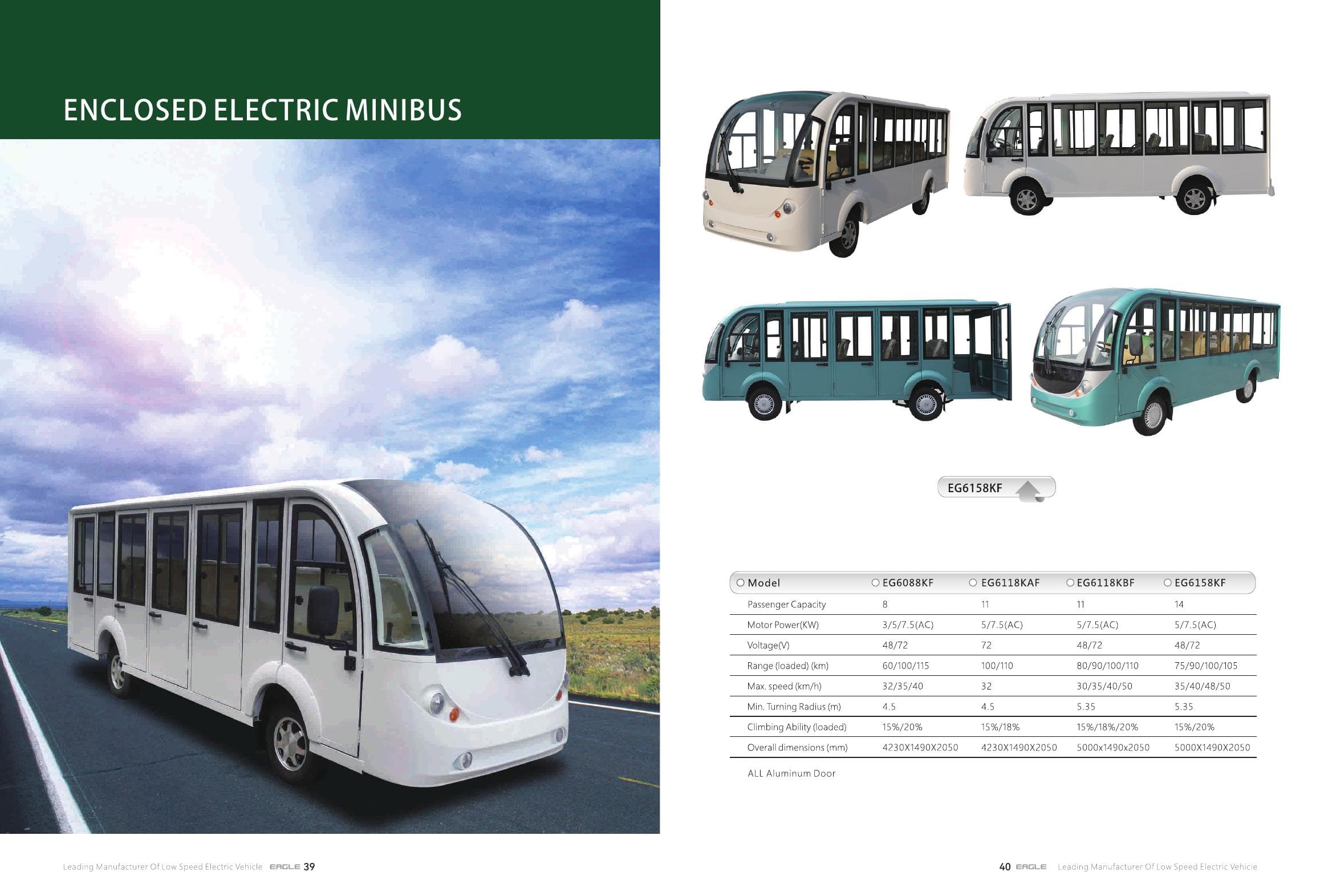 Enclosed Electric Minibus