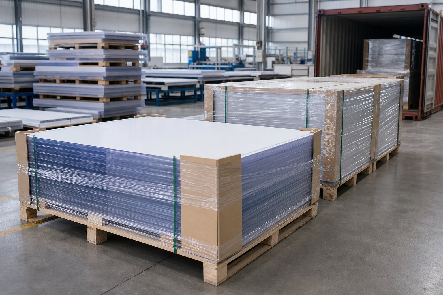 Acrylic sheet export packing